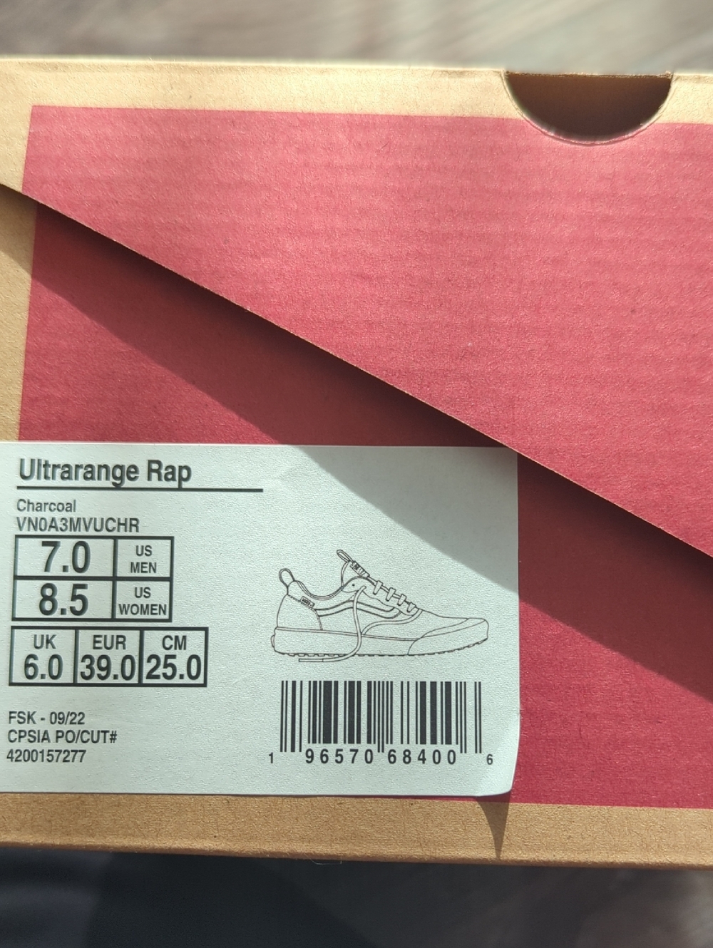 Vans Ultrarange Rap Sneakers - Charcoal